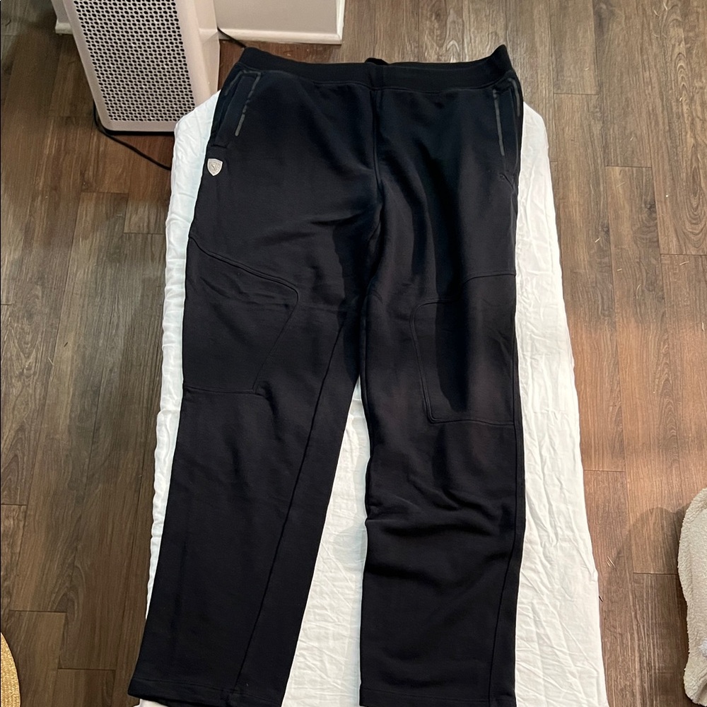 Puma Ferrari Men's Black Joggers